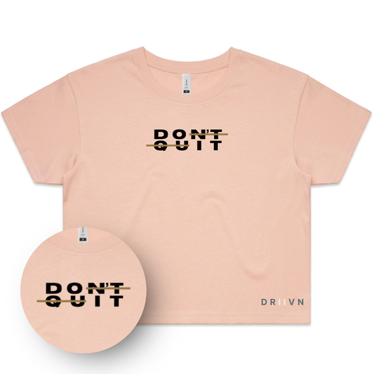 Do It Cropped Graphic Tee
