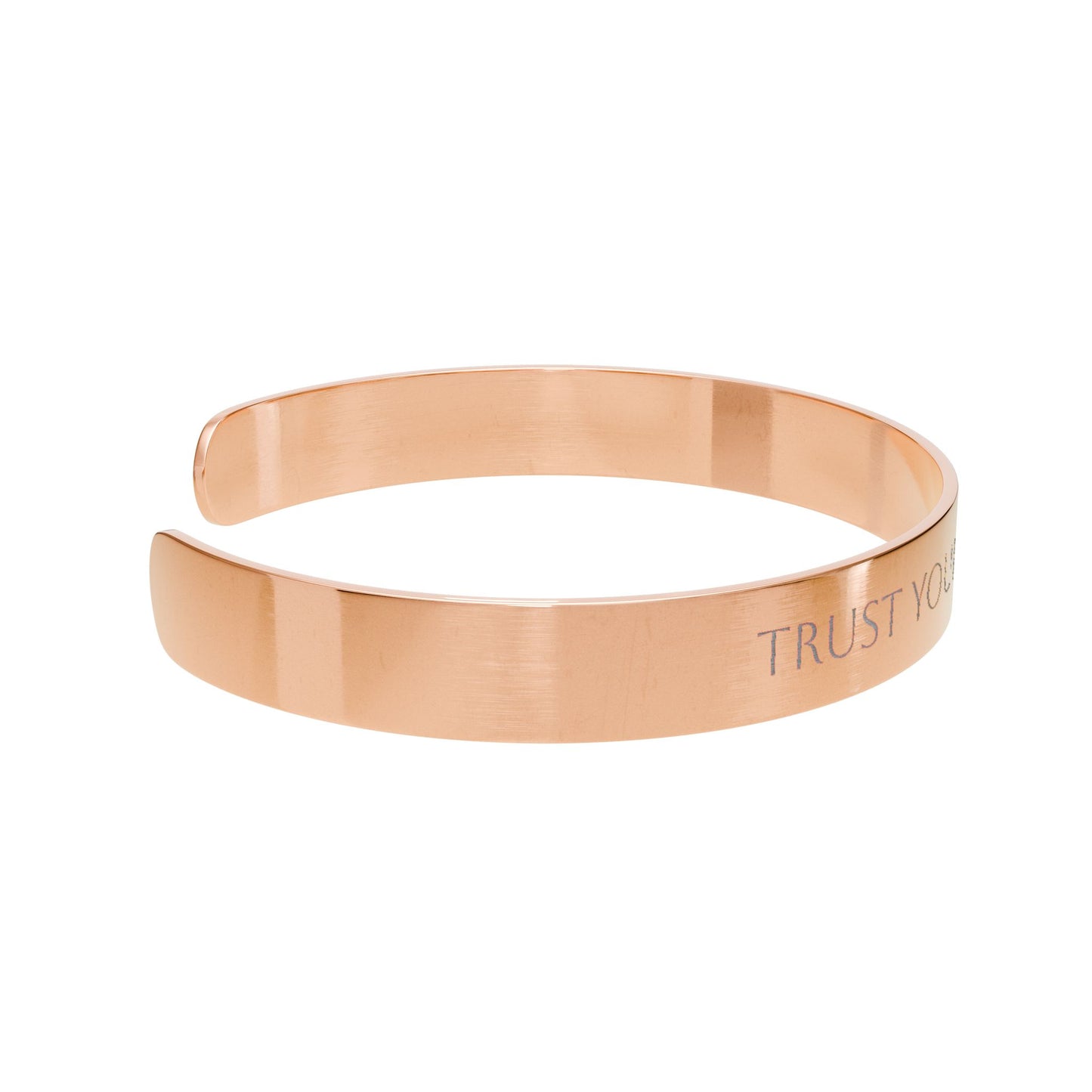 Trust Your Inner Strength Engraved Cuff Bracelet
