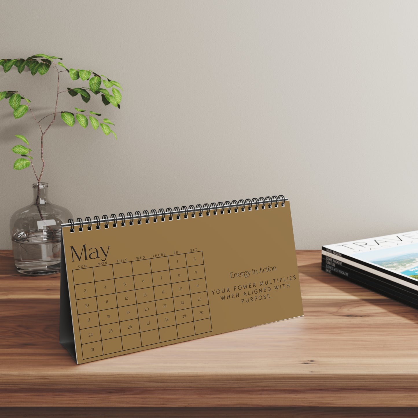 2026 Motivational Desktop Calendar