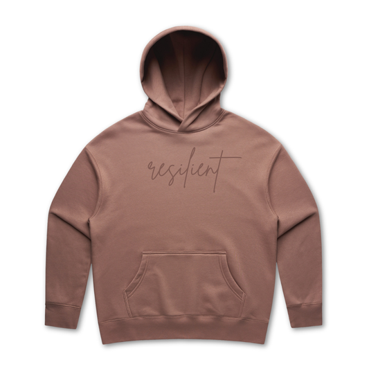 resilient Embroidered Relax Hoodie