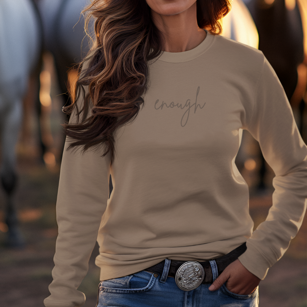 enough Shadow Crewneck