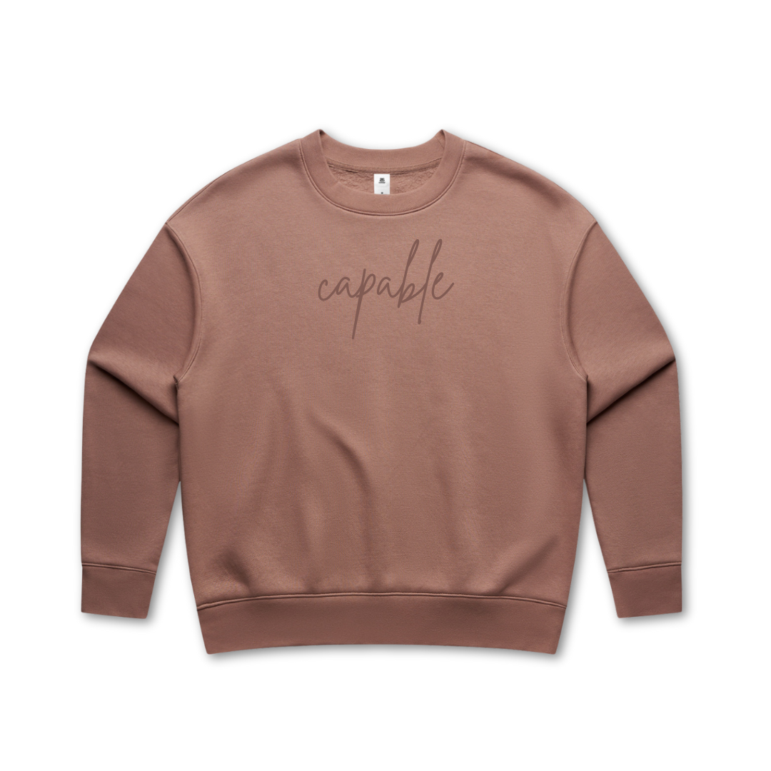 capable Embroidered Relax Crewneck