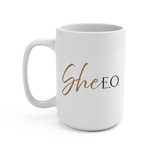 She E O White 15oz Mug