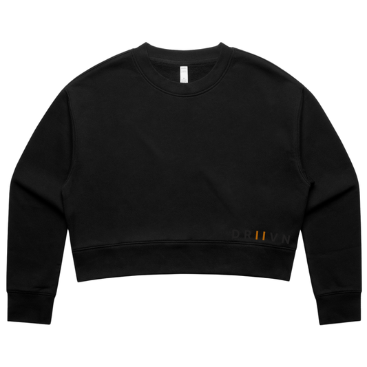 Inner Strength Embroidered Cropped Crewneck