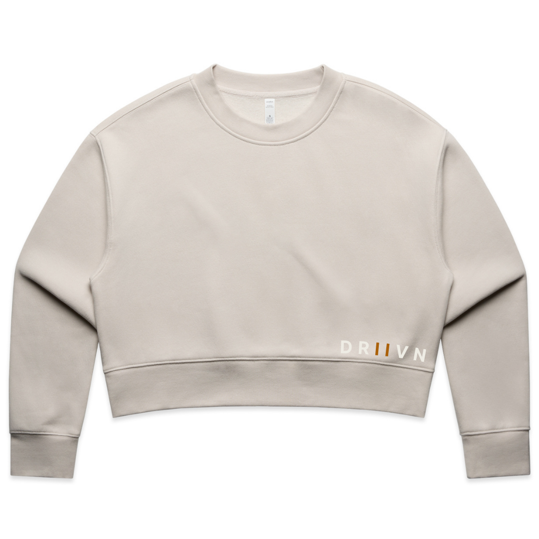Inner Strength Embroidered Cropped Crewneck