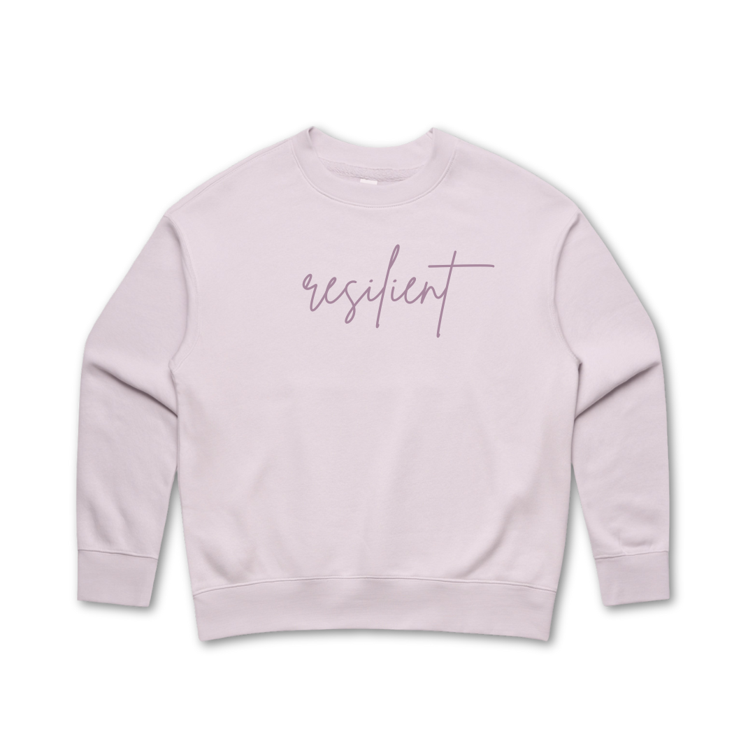 resilient Embroidered Relax Crewneck