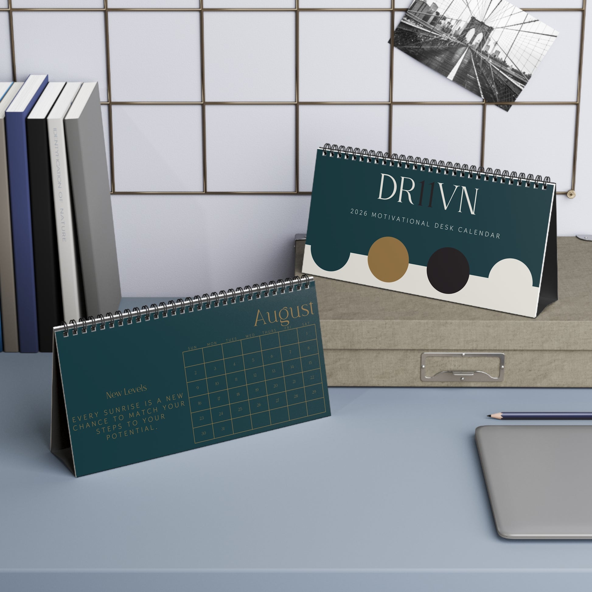 2026 Motivational Desktop Calendar