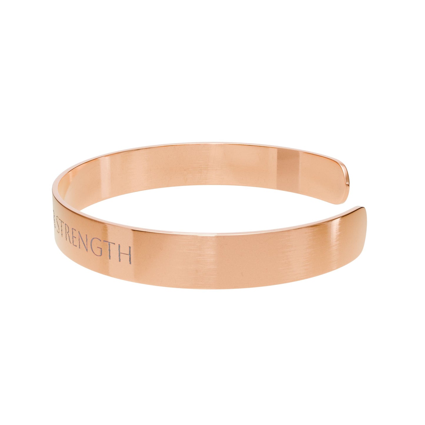 Trust Your Inner Strength Engraved Cuff Bracelet