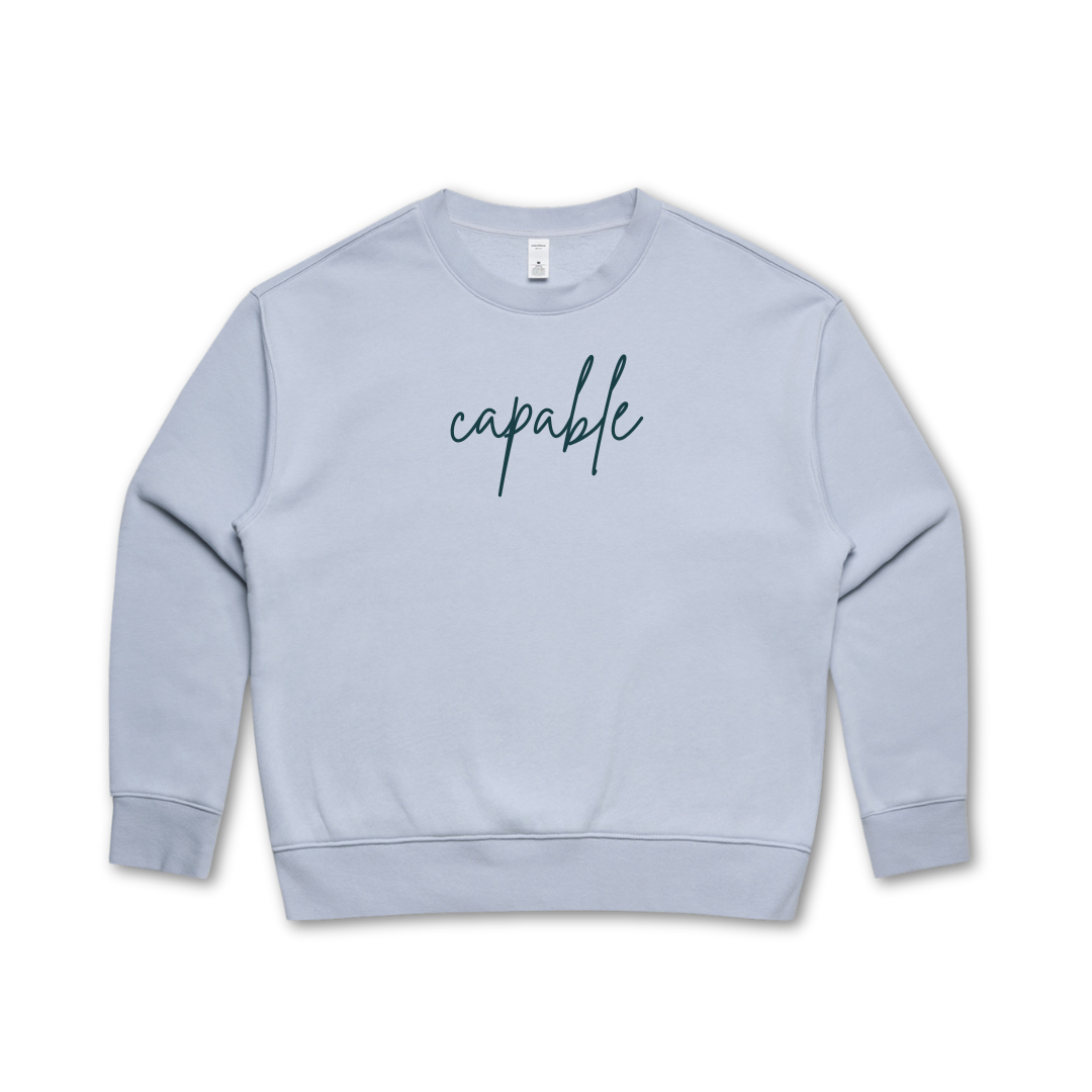capable Embroidered Relax Crewneck