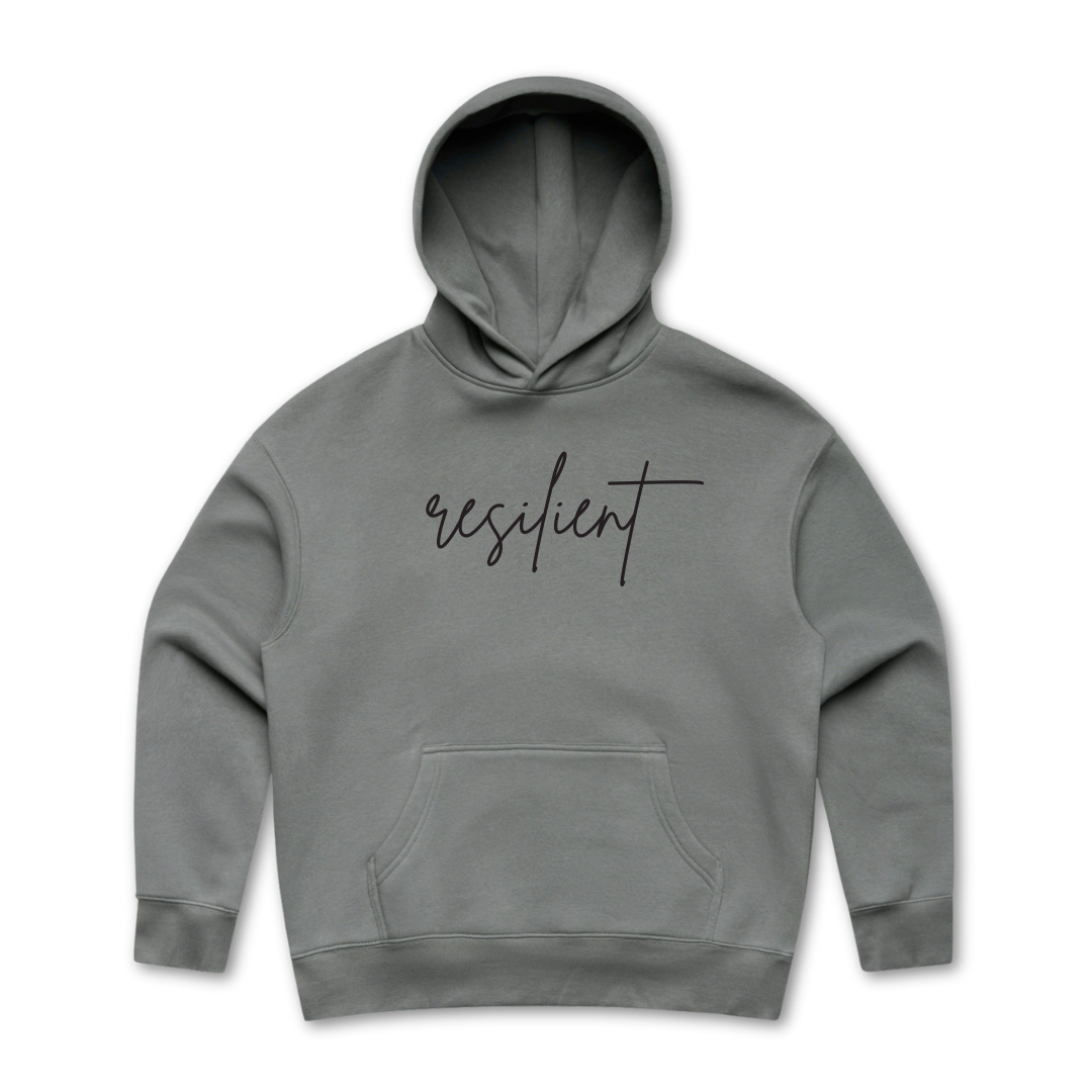 resilient Embroidered Relax Hoodie