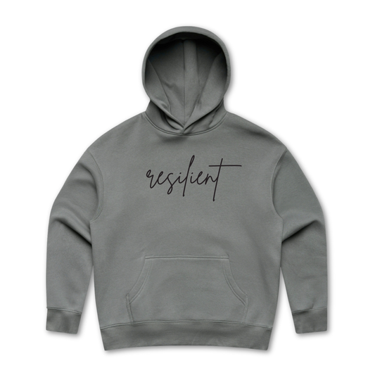resilient Embroidered Relax Hoodie