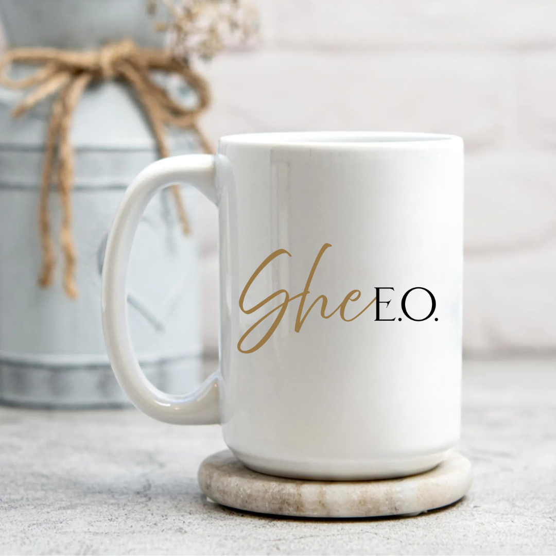 She E O White 15oz Mug